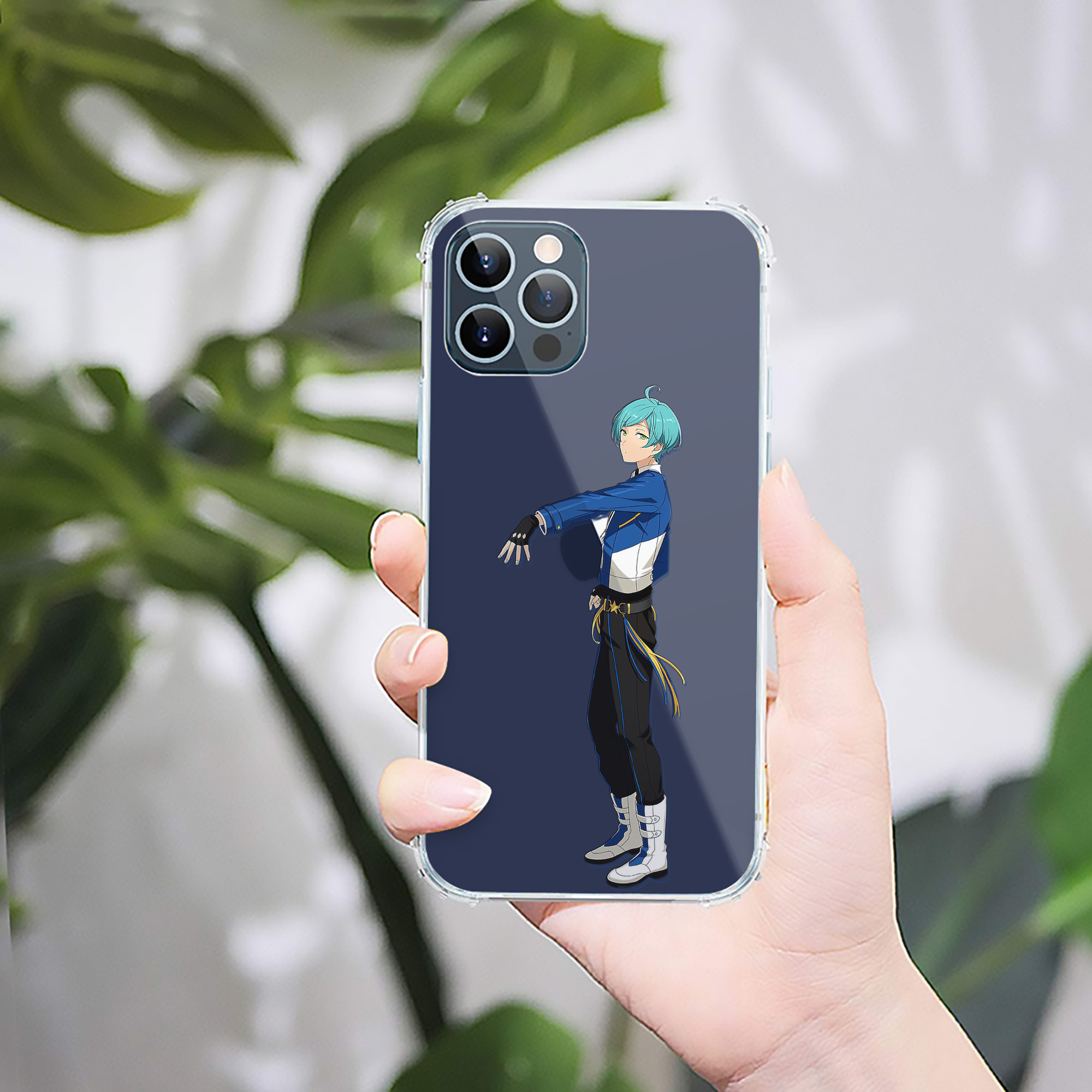 （画像用） あんさんぶるスターズ! Ensemble Stars 【iPhone 12シリーズ対応】透明スマホケース（クリアソフトケース）
